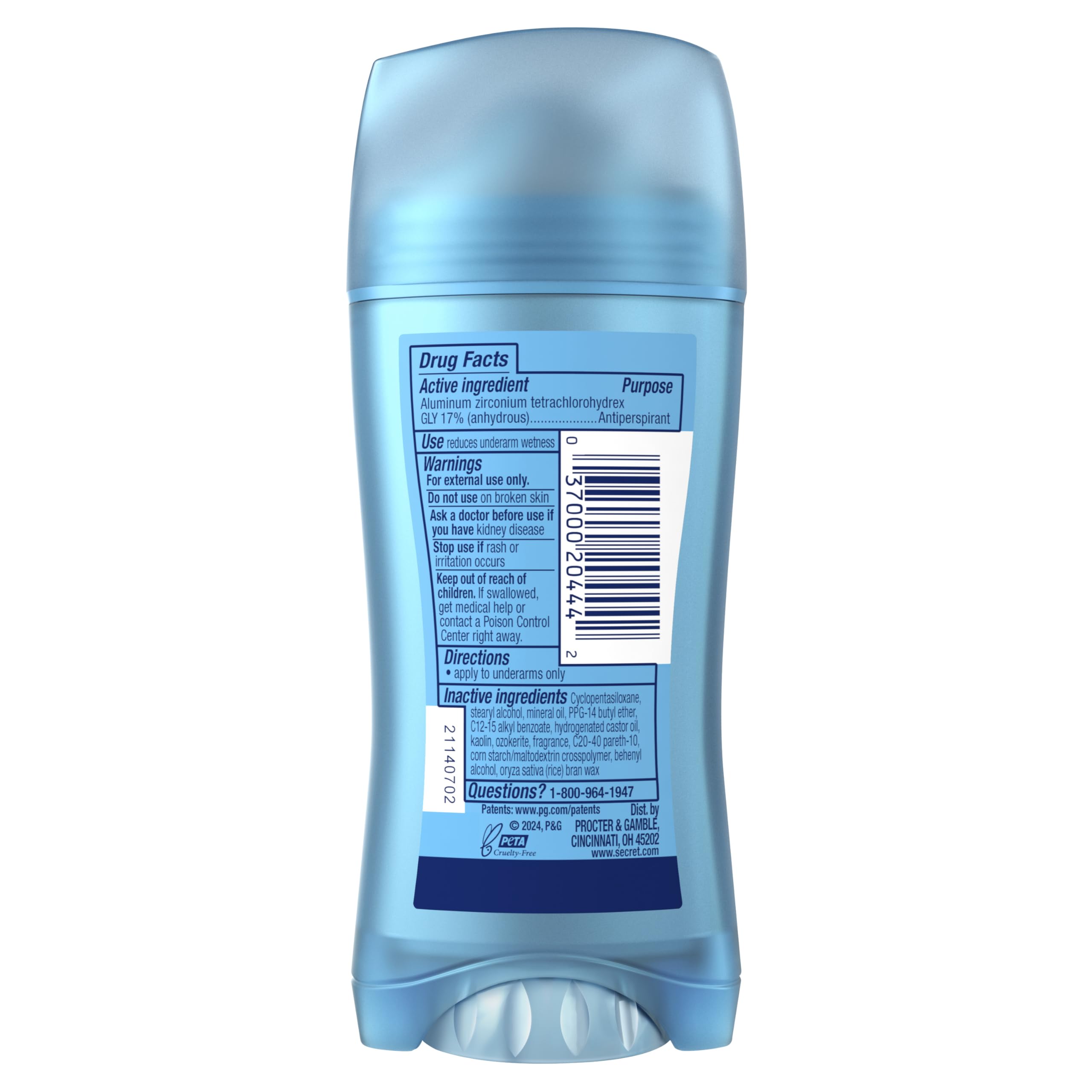 Secret Fresh day-use scene implying all-day freshness.
