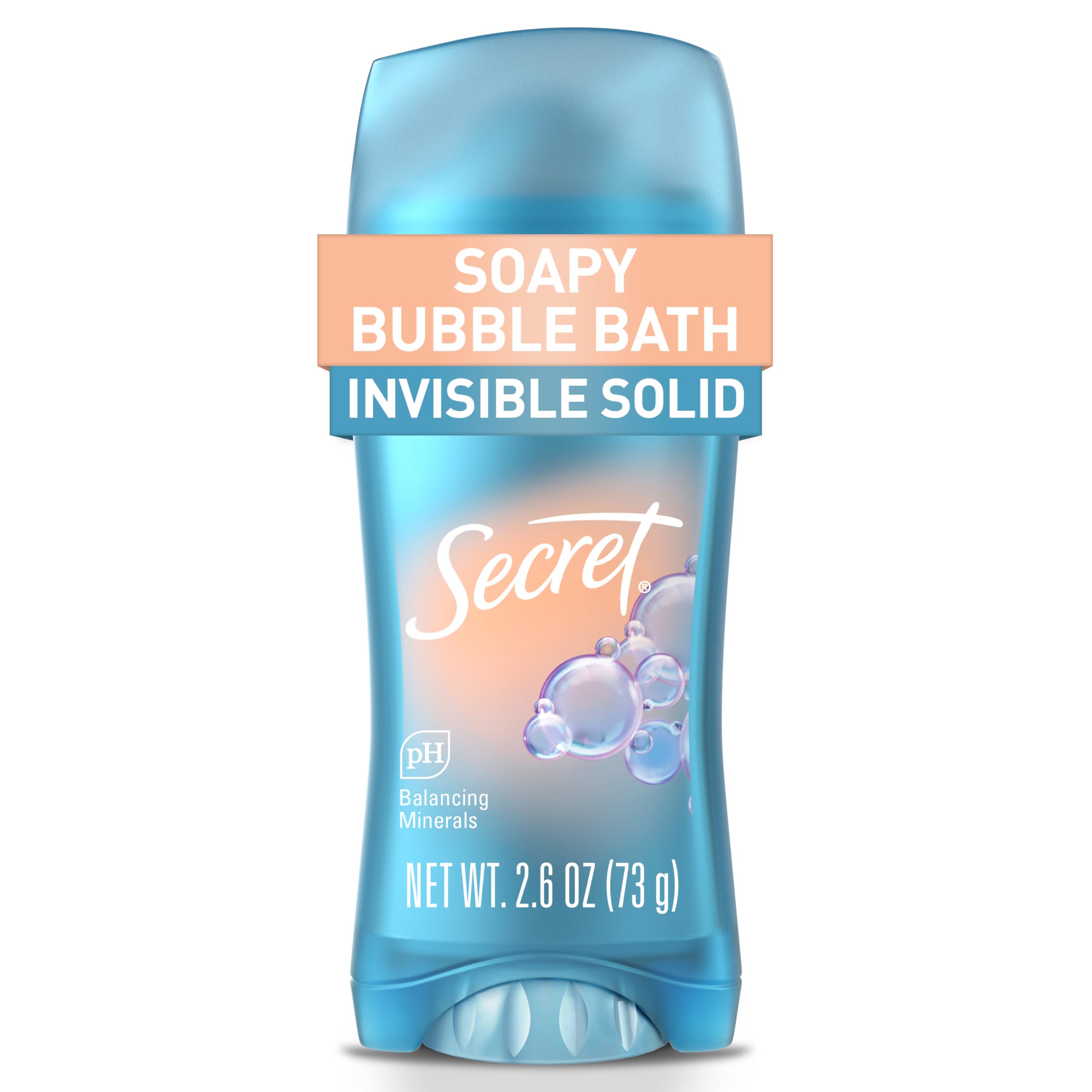 Secret Fresh deodorant bottle showing long-lasting freshness