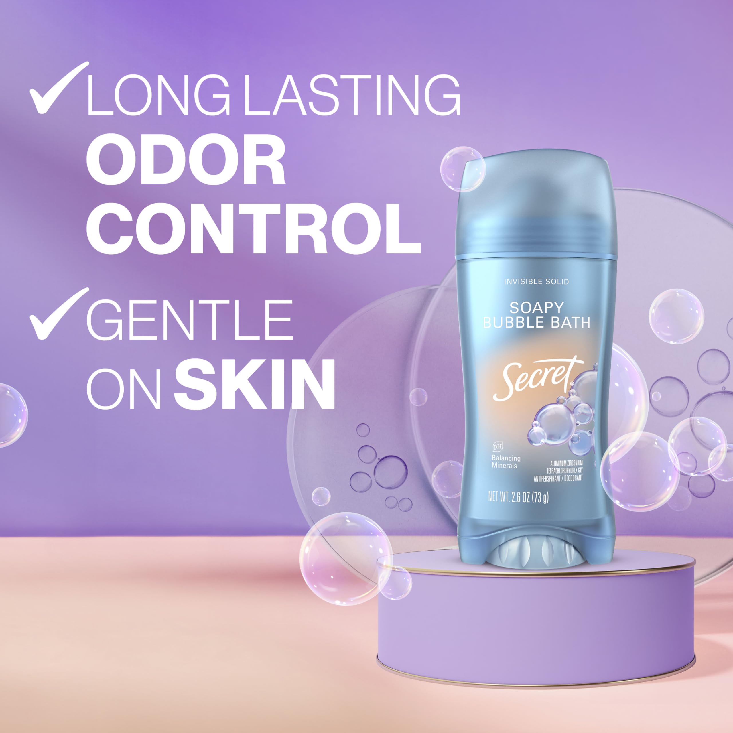 Secret Fresh deodorant in hand for confident all-day protection