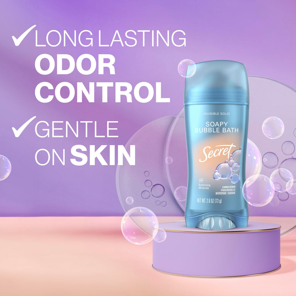 Secret Fresh deodorant in hand for confident all-day protection