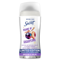 Secret Fresh Holiday deodorant bottle shows long-lasting odor protection.