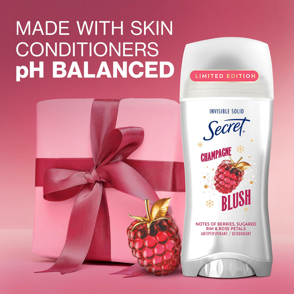 Secret Fresh Holiday scent-wisp conveys a light, refreshing fragrance.
