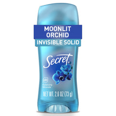 Secret Fresh invisible solid bottle with Moonlight Orchid for all-day odor protection
