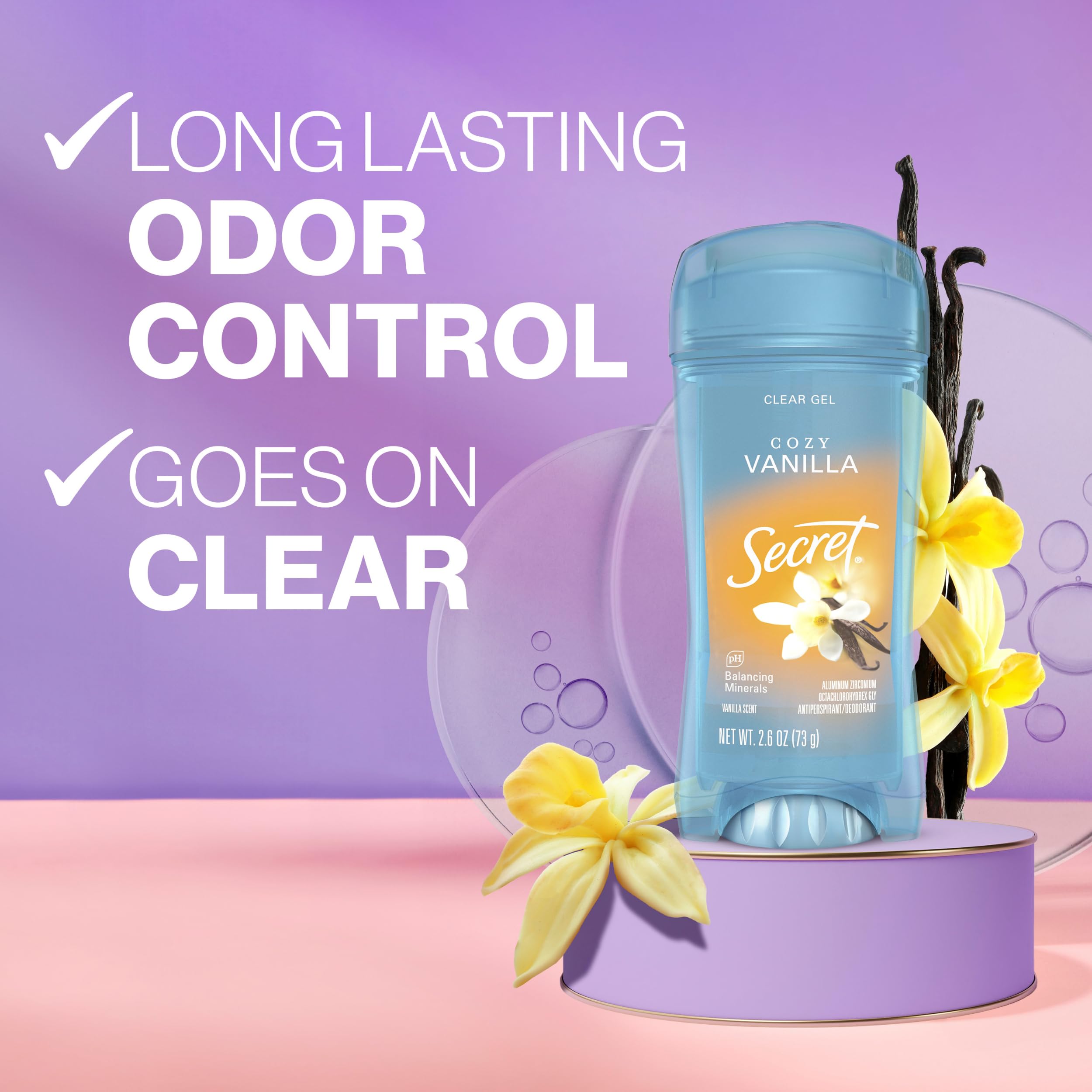 Secret Fresh odor protection 72hr keeps you confident through workouts and daily routines.