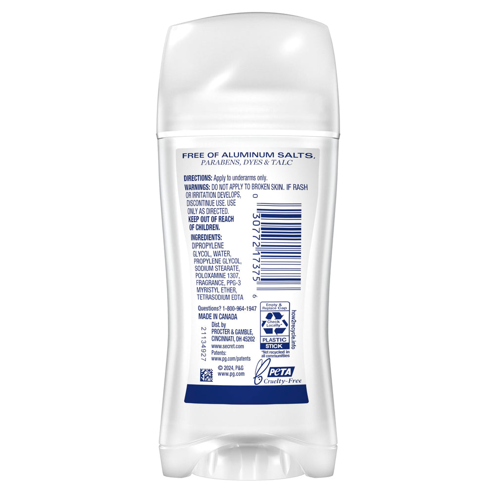 Secret ocean scent image conveys refreshing daily protection.