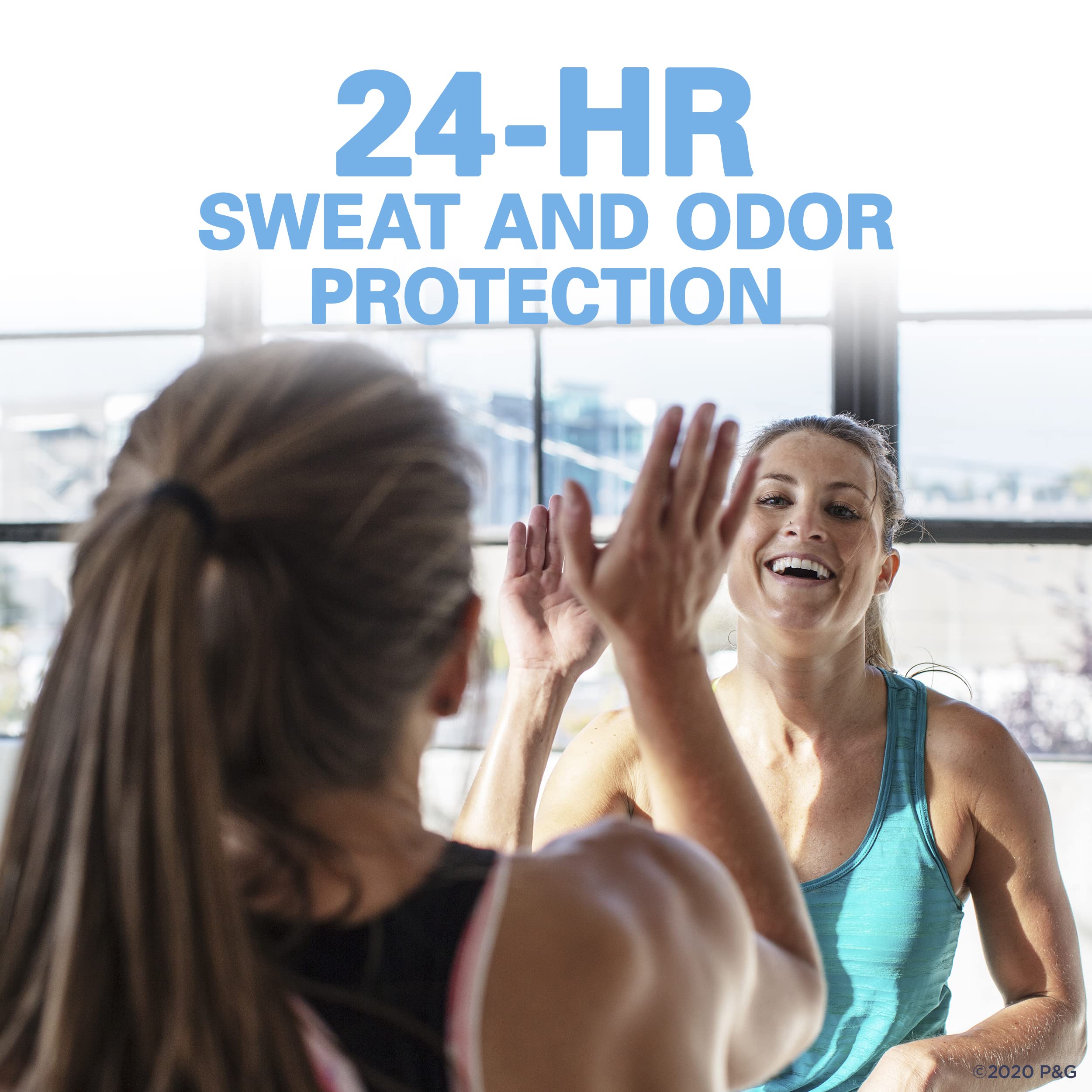 Secret invisible solid deodorant delivers powder-fresh finish and dryness all day.