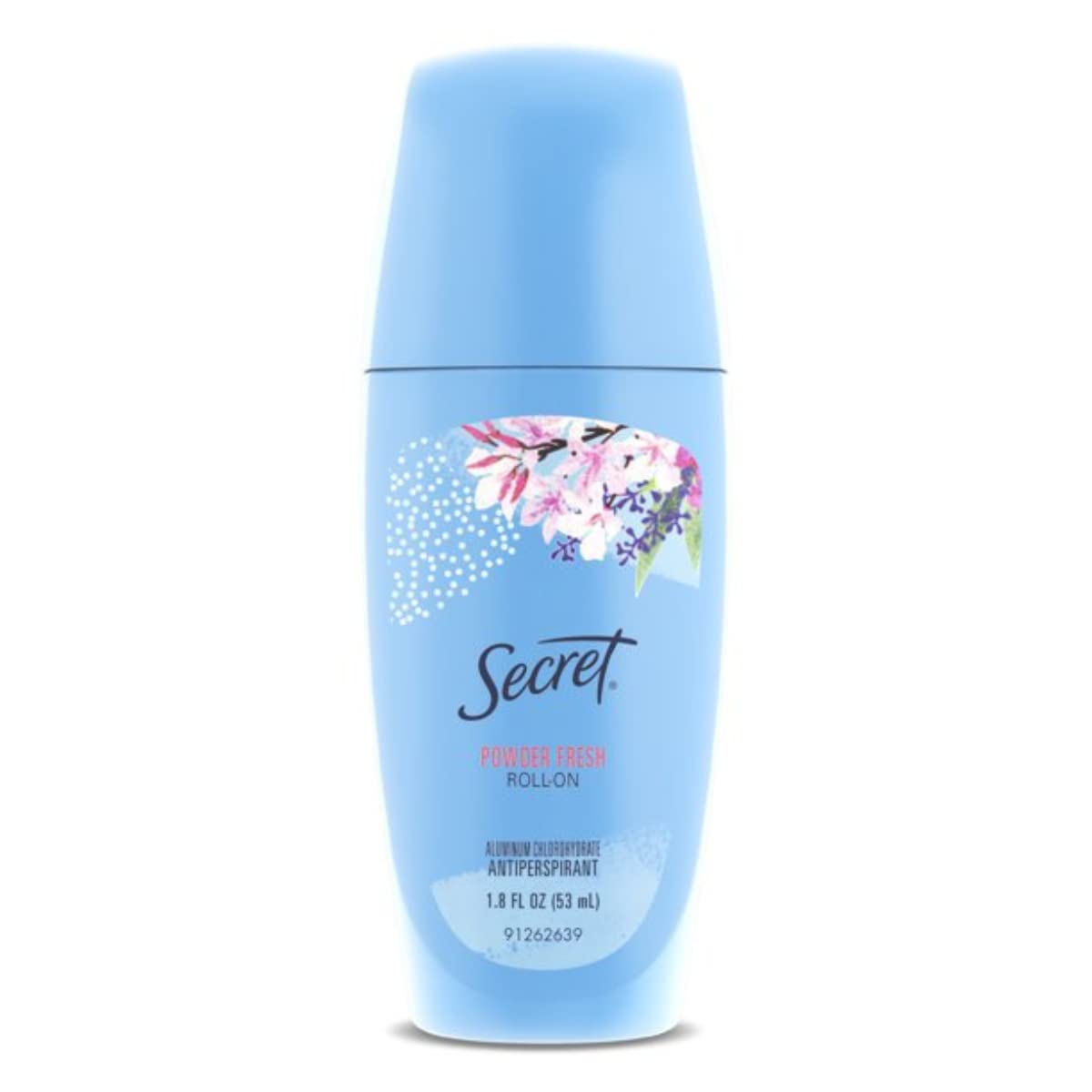 Secret Original Roll-On packaging closeup showing aluminum-free formula for daily freshness.