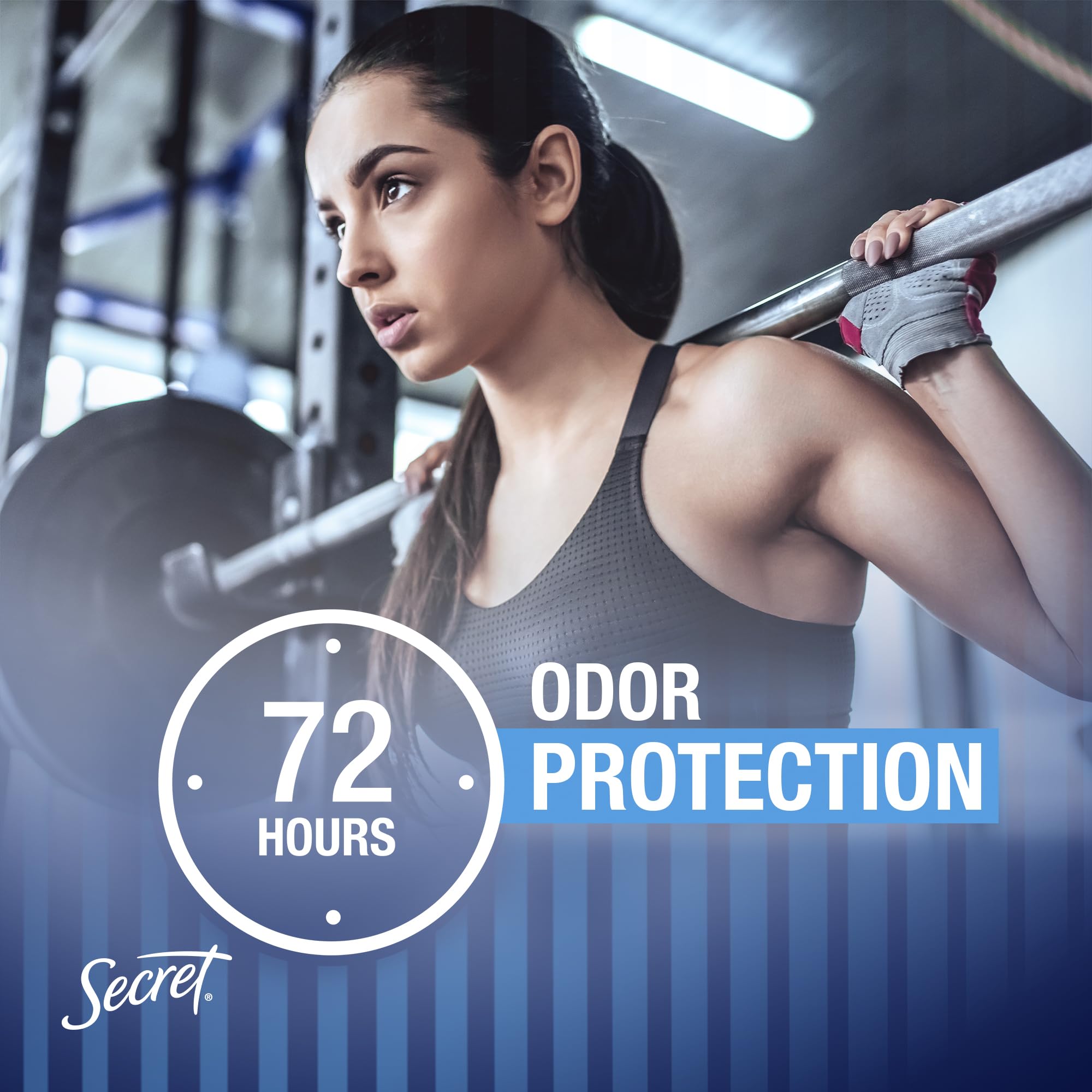 Secret Outlast 72-hour protection highlighting bacteria defense