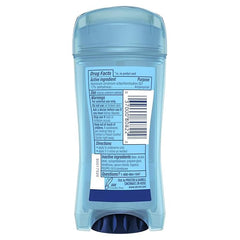 Secret Outlast clear gel three-pack packaging for convenient daily use