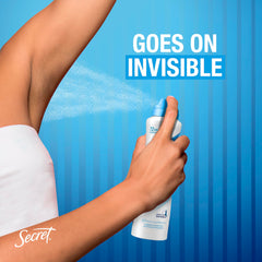 Secret Outlast Dry Spray provides 72hr odor protection for busy days.