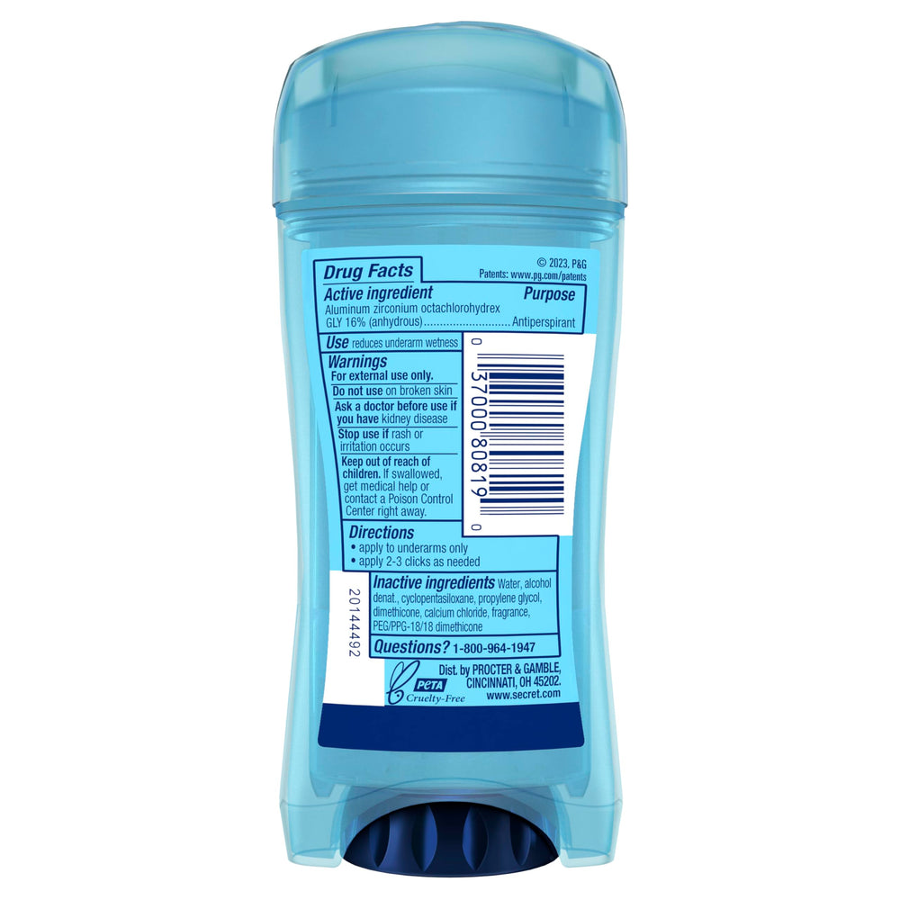 Secret Outlast 2.6 oz bottle ready for daily use.