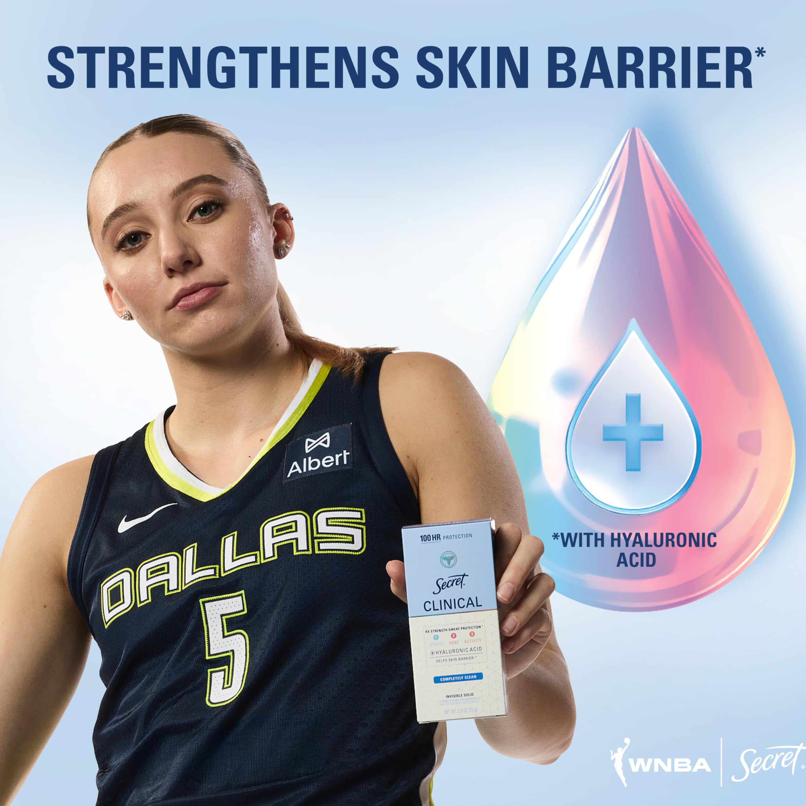 Secret Paige Bueckers Edition 2.6 oz size for daily use.
