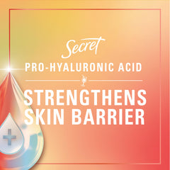 Secret Pro-Hyaluronic Power supports skin barrier during daily wear
