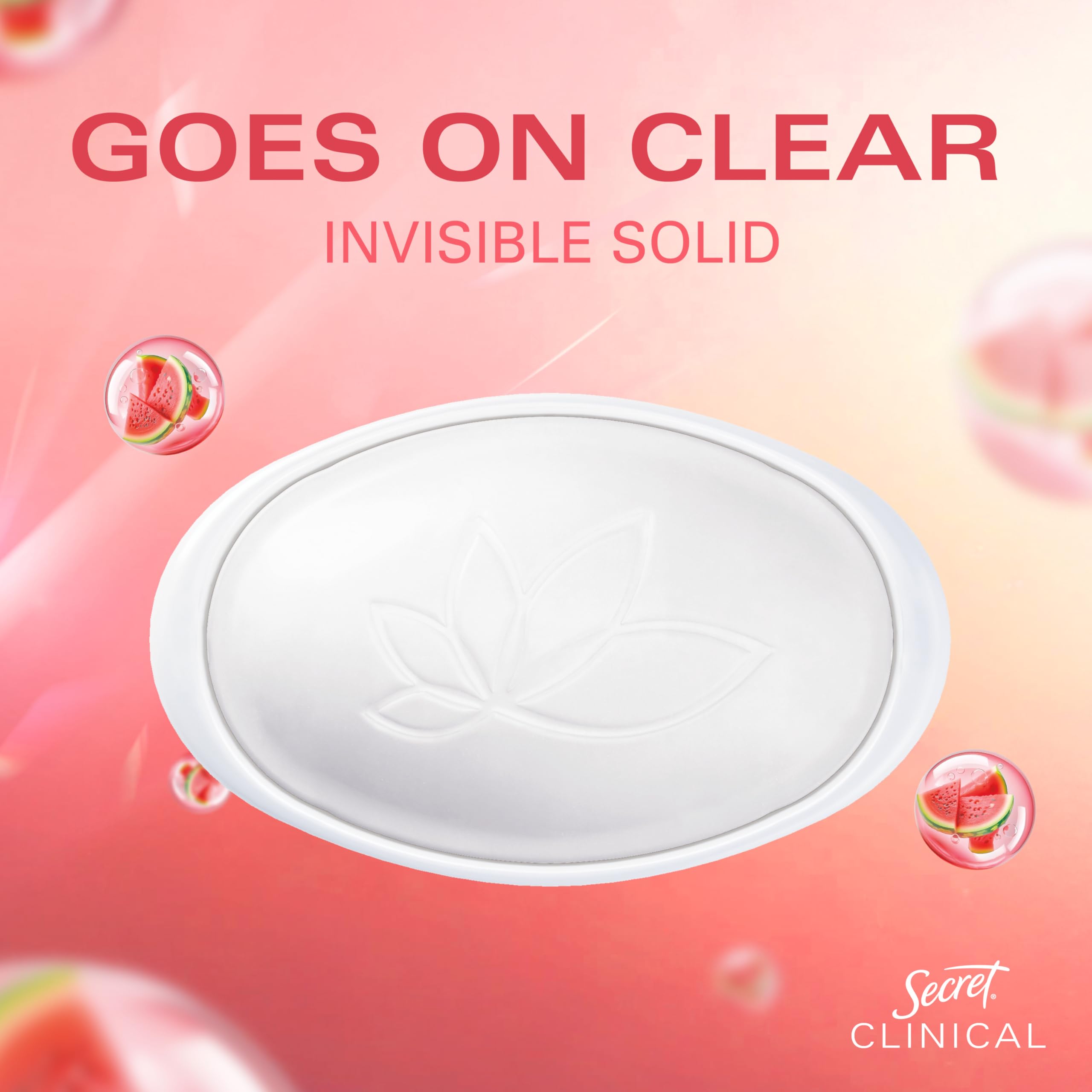 Secret Watermelon Fizz clinical-strength logo conveys trusted protection