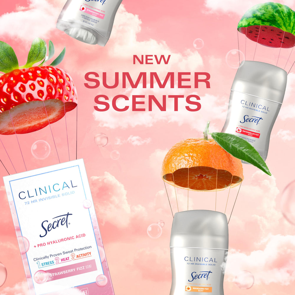 Water splash visual for Secret Watermelon Fizz fragrance feel