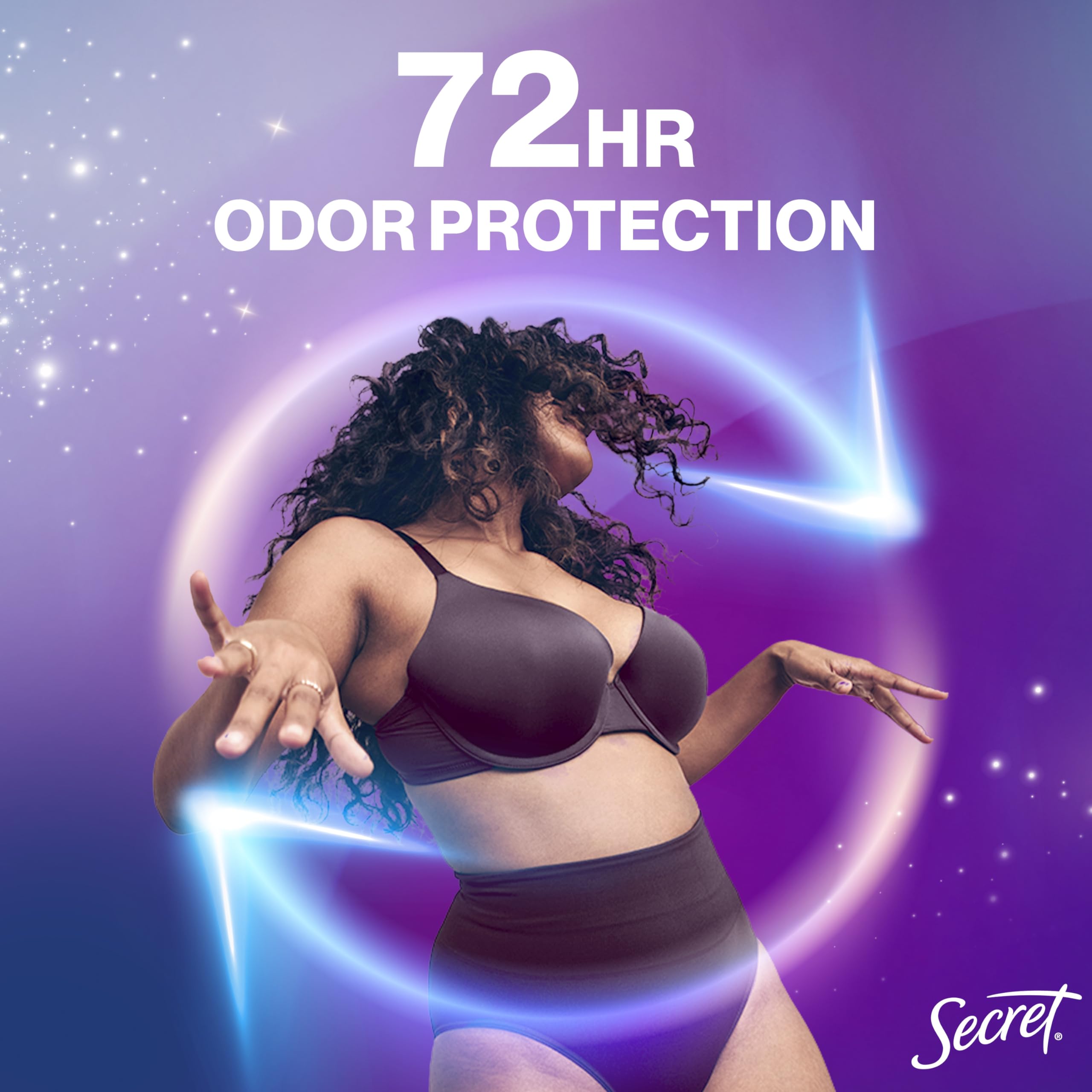 Secret Whole Body Deodorant Feet offers confident odor protection after workouts