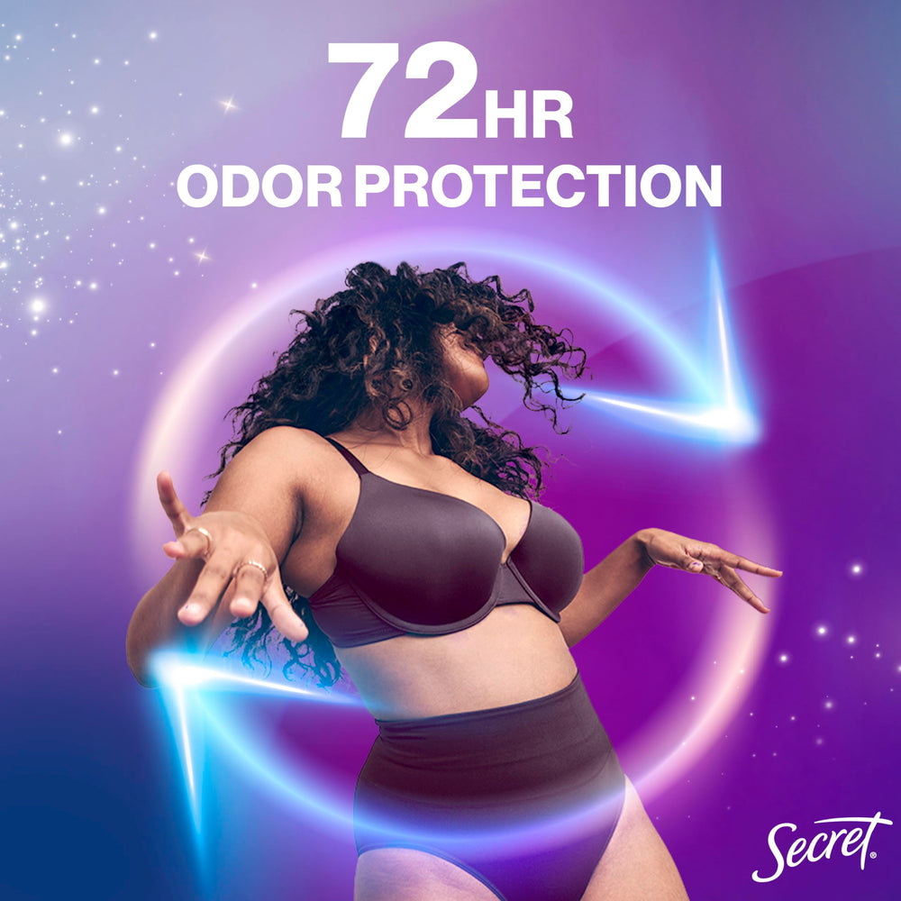 Secret Whole Body Deodorant Feet offers confident odor protection after workouts