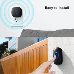 SECRUI doorbell IP55 weatherproof enclosure for outdoor use