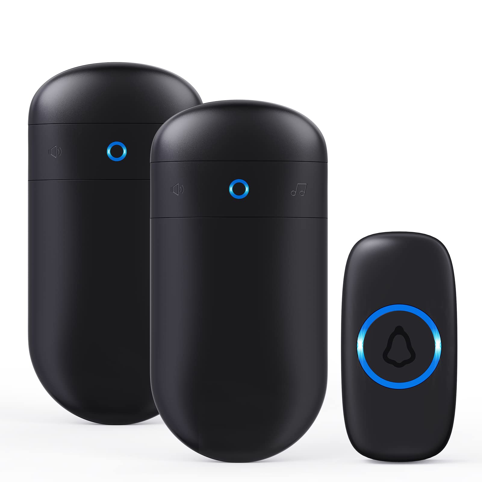 SECRUI doorbell kit setup showing quick, wiring-free installation for fast use
