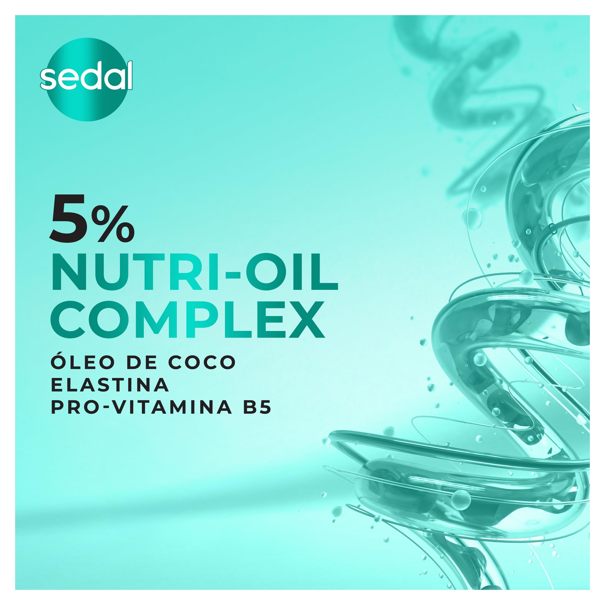 Sedal Defined Curls Styling Cream model shot reveals defined curl pattern and shine