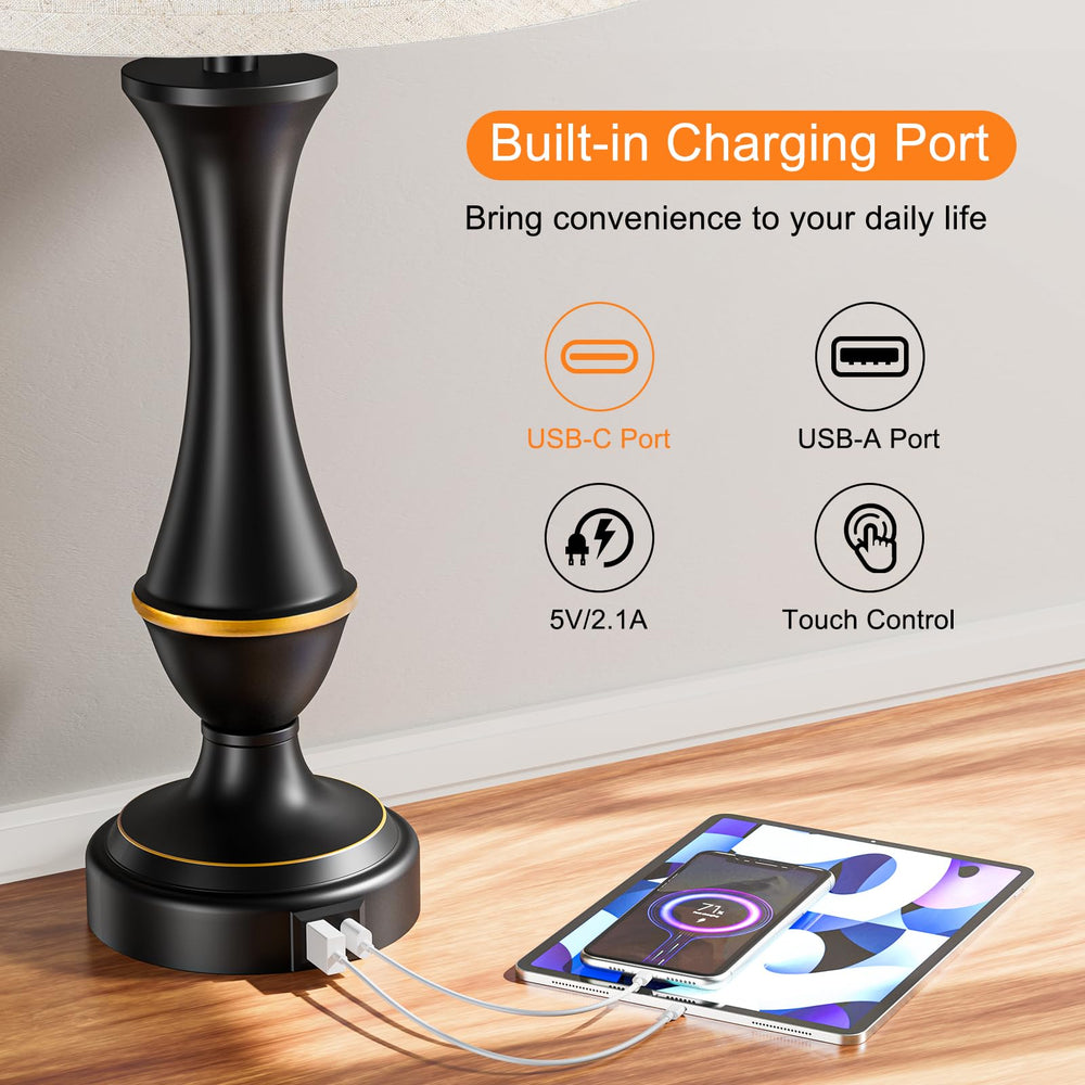 Seealle 3-way dimmable touch control example on lamp