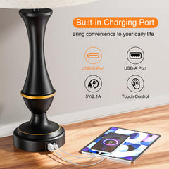 Seealle 3-way dimmable touch control example on lamp