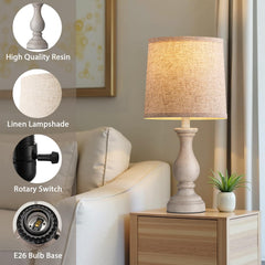 Seealle distressed farmhouse accents add vintage charm