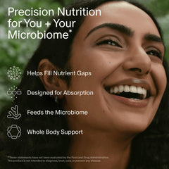 Seed DM-02 bottle back - bioavailable vitamins and minerals for daily nutrition.