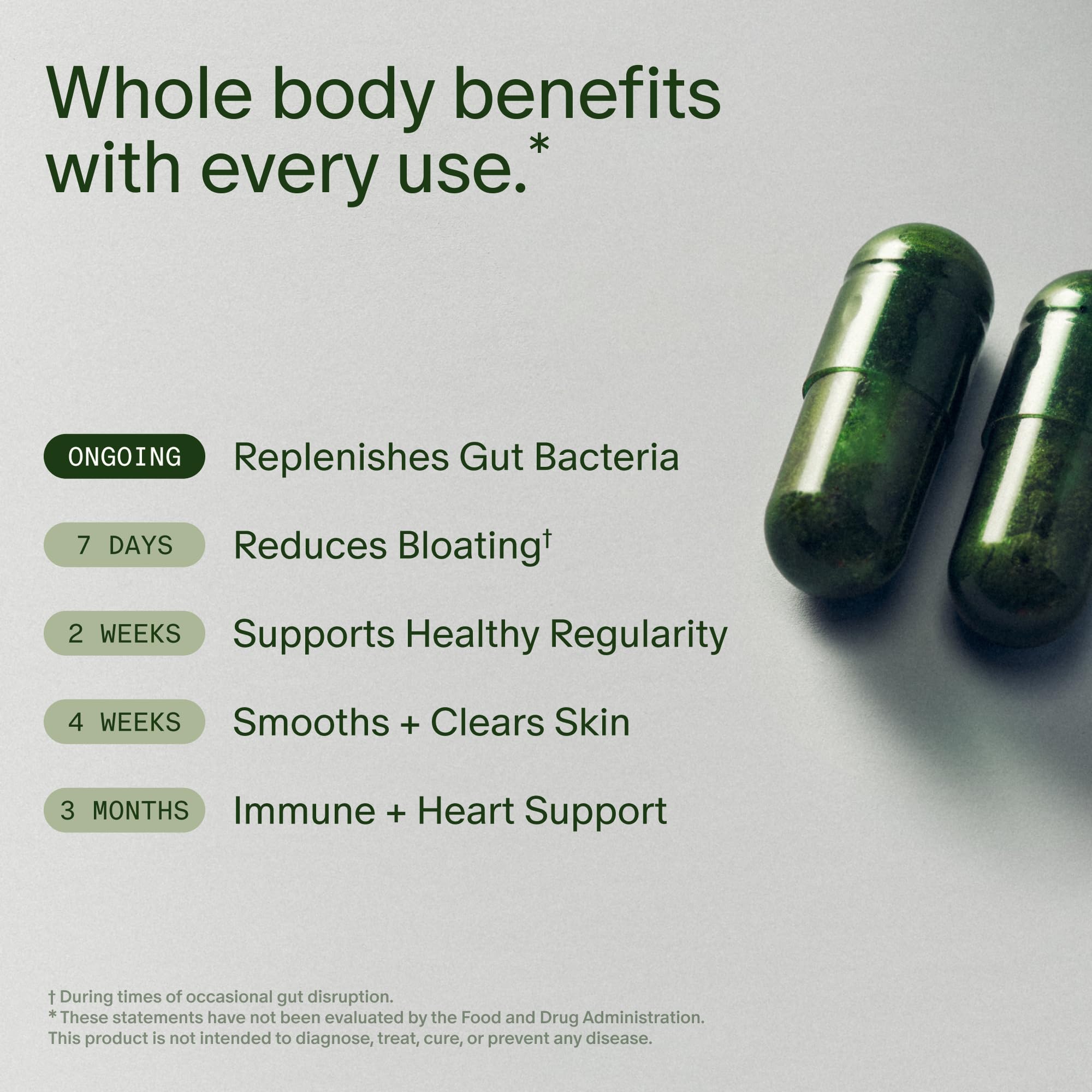 Seed DS-01 plant-based prebiotic outer capsule detail on packaging.