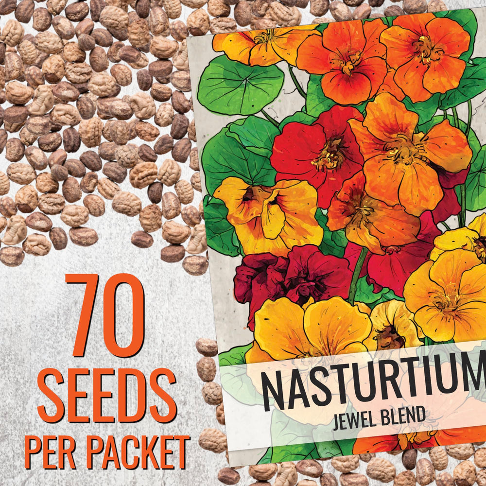 Seed Needs Jewel Mixed flowers and leaves are edible for colorful salads.