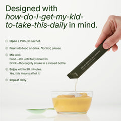 Seed PDS-08 nine-strain probiotic blend supports growing gut health.