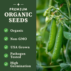 Seedboy USDA Organic certified seal highlights trusted organic gardening.