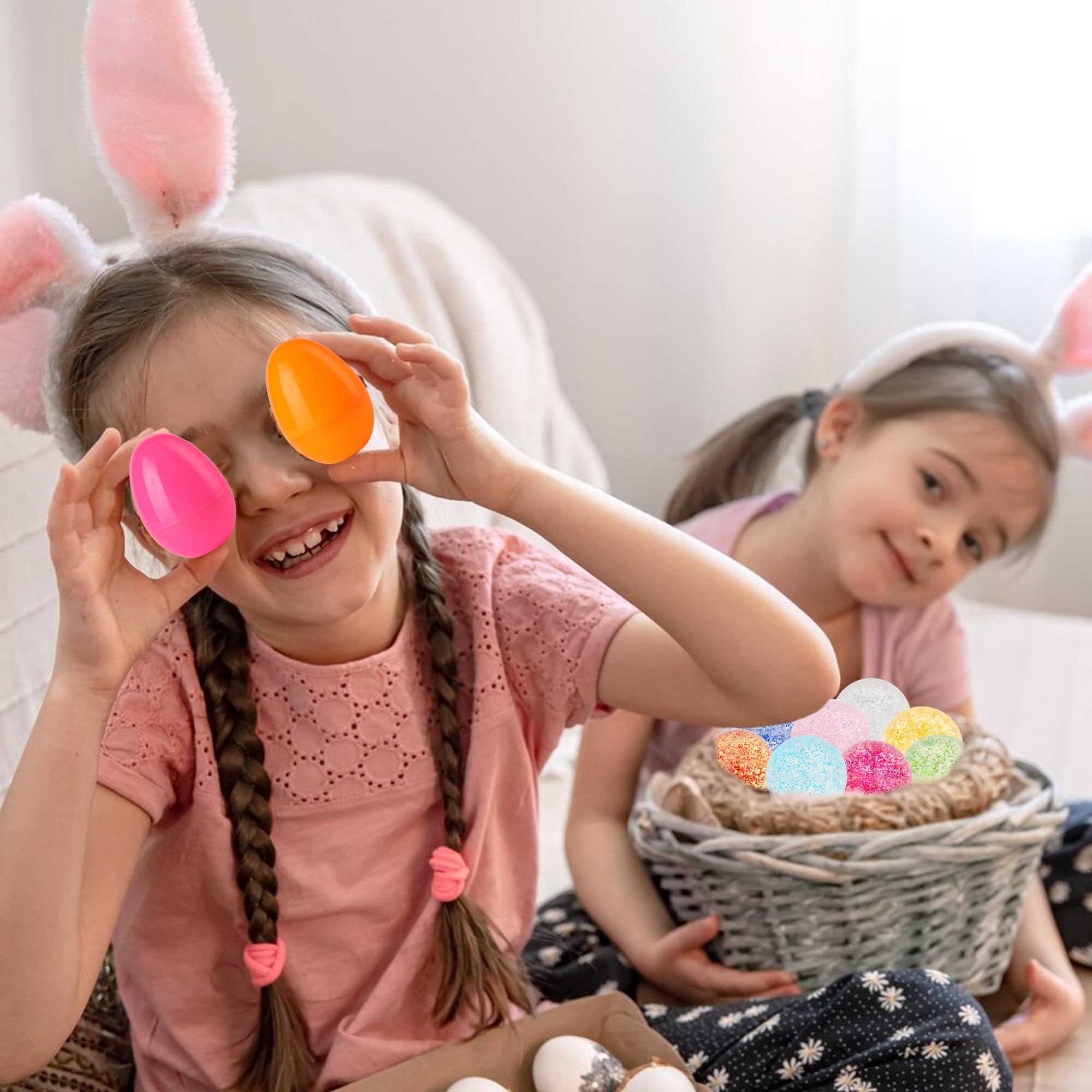 Seeiuua colorful eggs brighten any egg hunt with 18 color styles.