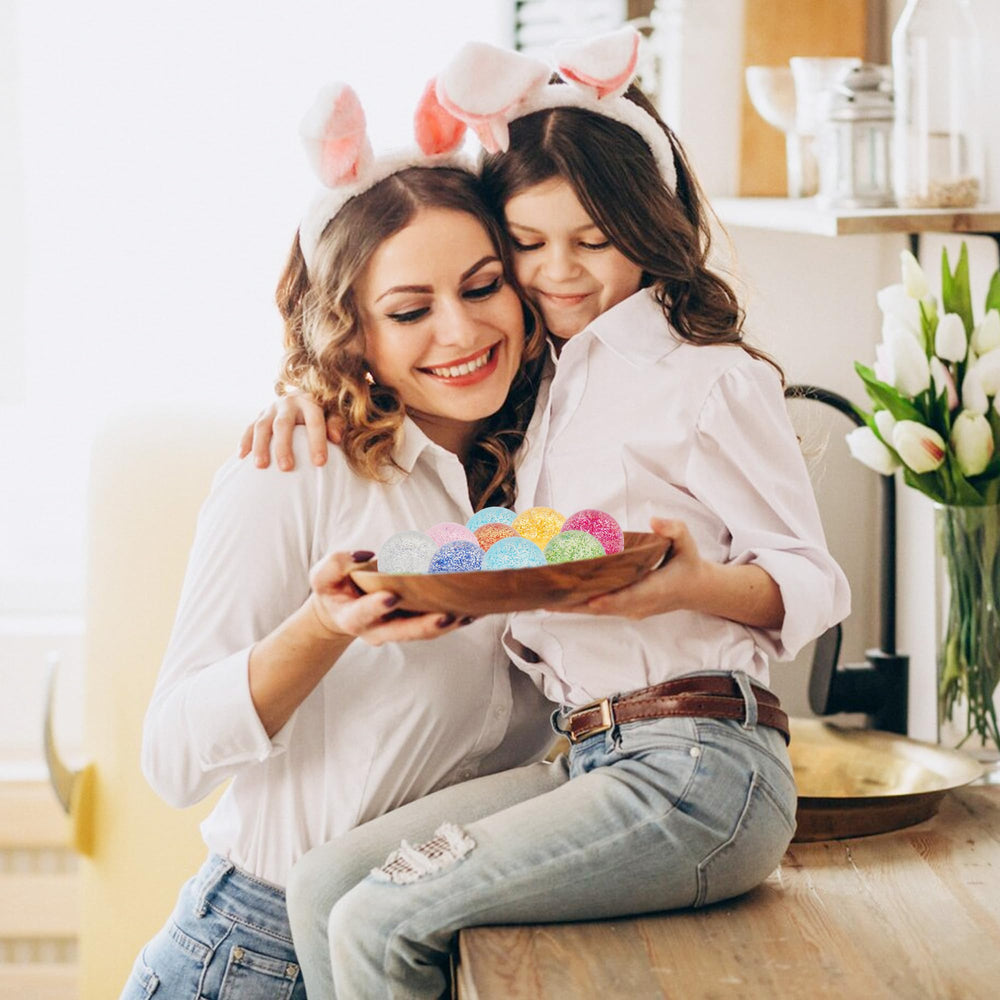 Seeiuua eggs support sharing and social play during Easter hunts.