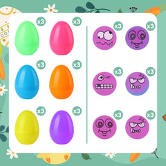 Seeiuua Easter eggs sized 2.8 inches tall for easy basket filling