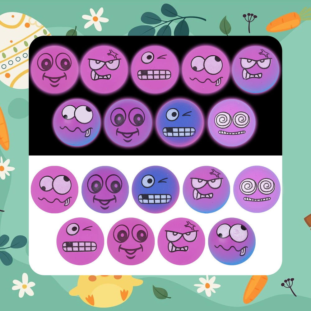 Seeiuua glow-in-the-dark bouncing balls for after-dark playtime