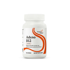 Seeking Health Adeno B12 bottle front for energy support.