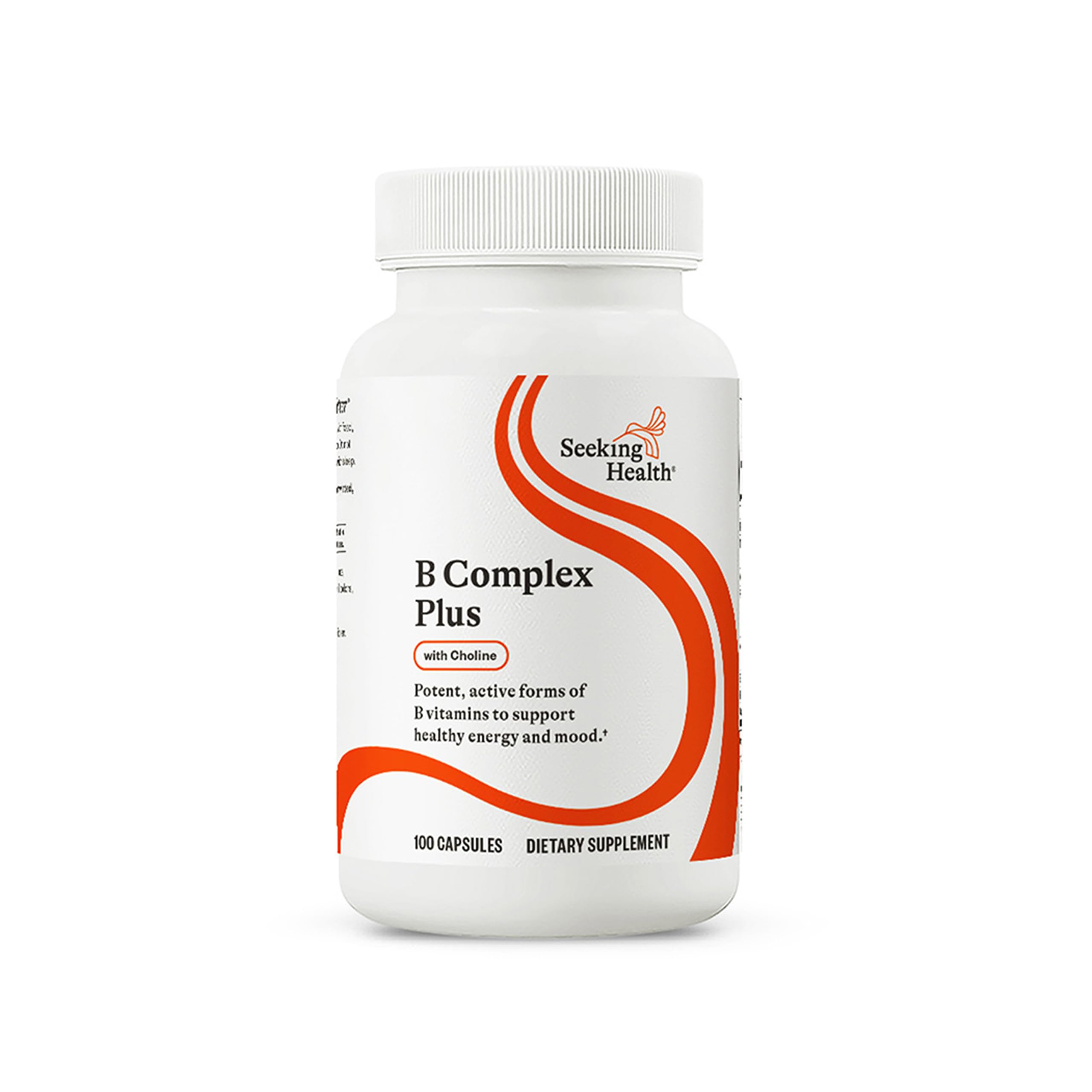 Seeking Health B Complex Plus bottle front view for daily energy support