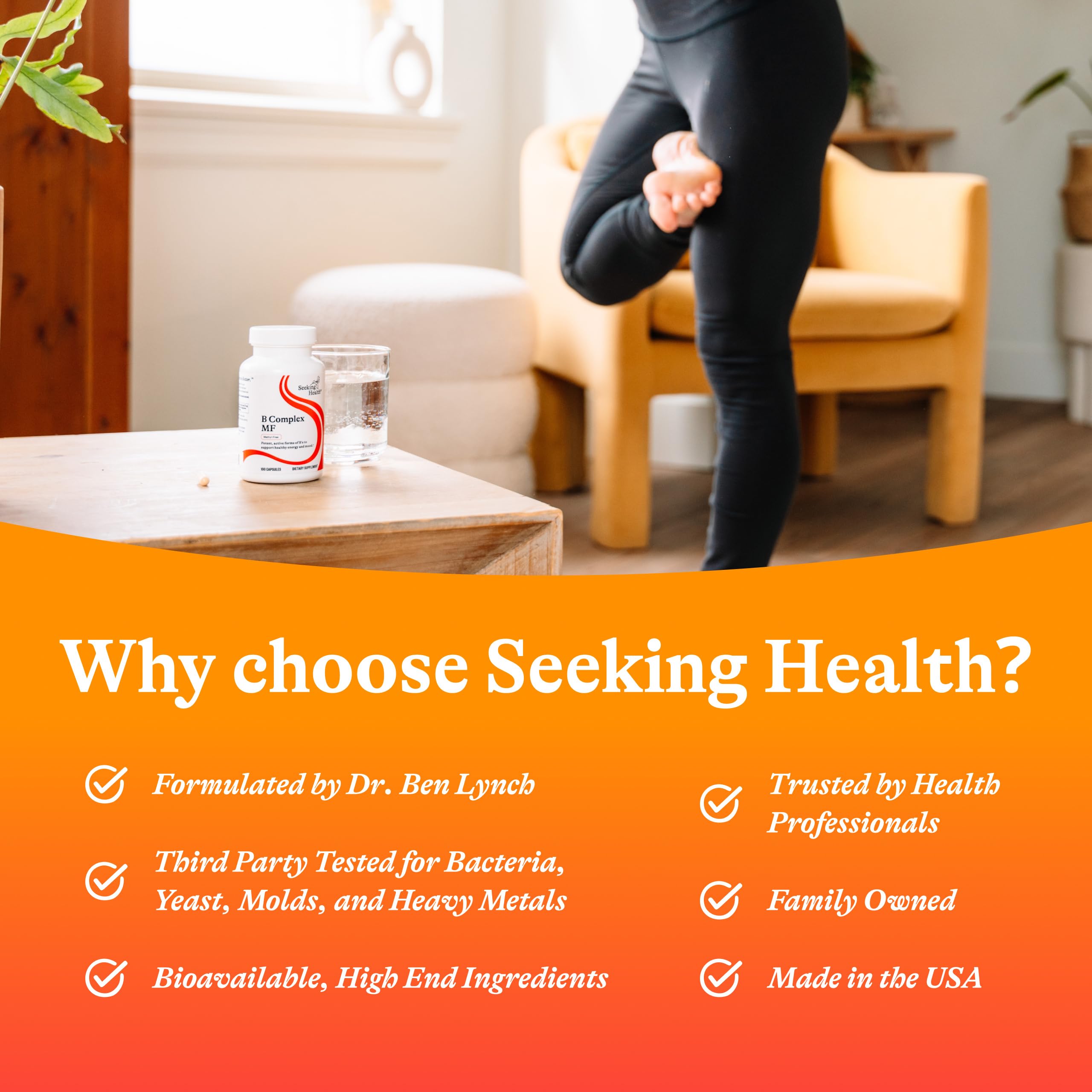 Seeking Health B Complex MF eco-friendly packaging for mindful shoppers