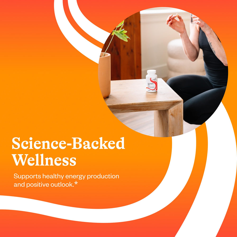 Seeking Health B Complex MF ingredients panel emphasizes non-methylated B vitamins