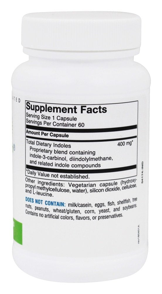 Seeking Health label close-up highlighting allergen-friendly formulation.