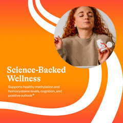 Seeking Health folinic acid packaging front view communicates product identity and allergen-free features
