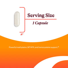 Seeking Health L-Methylfolate 1mg label highlights 1,700 mcg DFE content