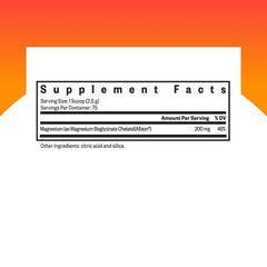 Scoop of Seeking Health Magnesium Glycinate Powder for easy portion control