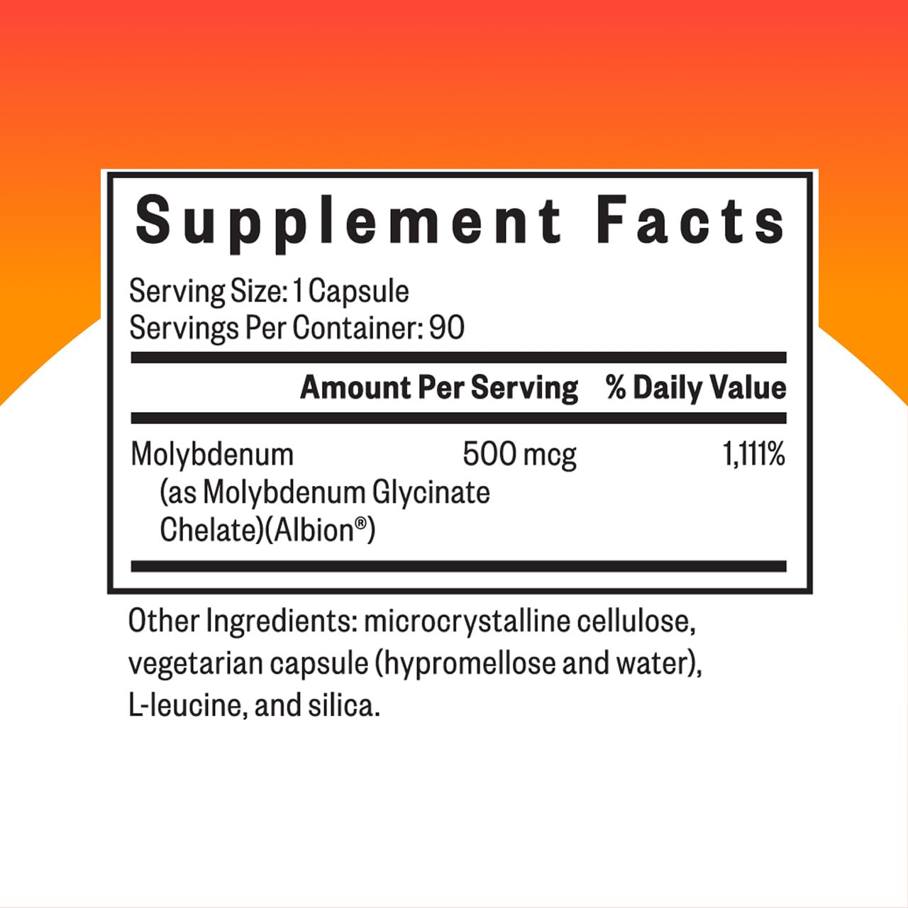 Seeking Health molybdenum glycinate chelate bottle shown for convenient daily supplementation.