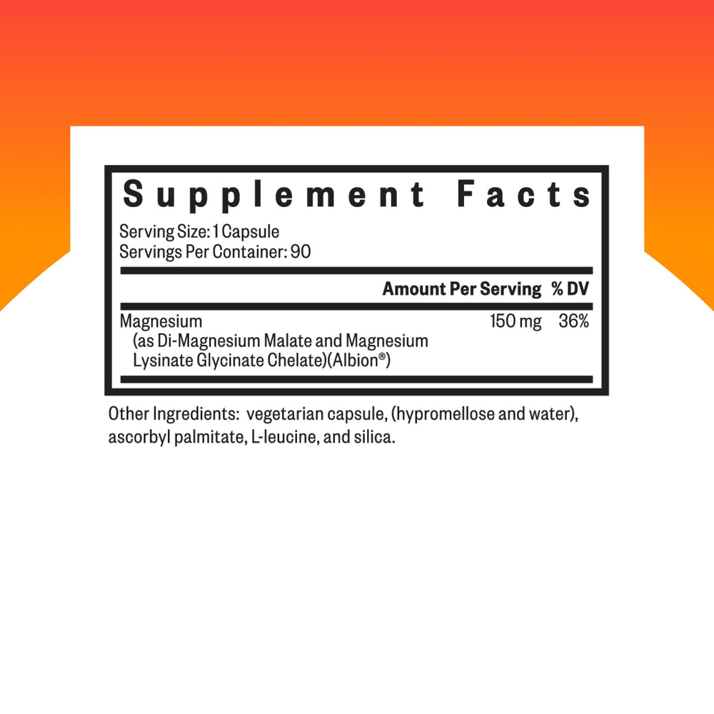 Seeking Health Optimal Magnesium capsules for convenient dosing and potential energy support.