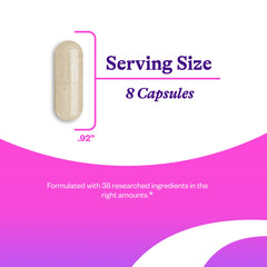Seeking Health Optimal Prenatal bottle pour illustrating easy daily use for expectant mothers