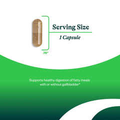 Seeking Health Ox Bile 125 capsules close-up showing veggie capsule texture suitable for vegetarians