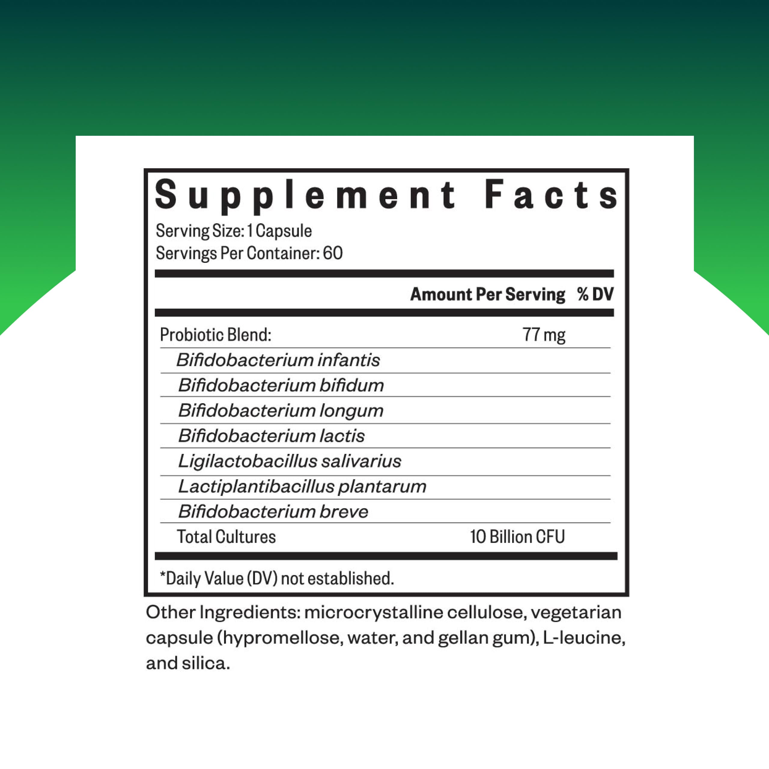 Seeking Health ProBiota HistaminX capsules neatly arranged imply easy daily dosing.