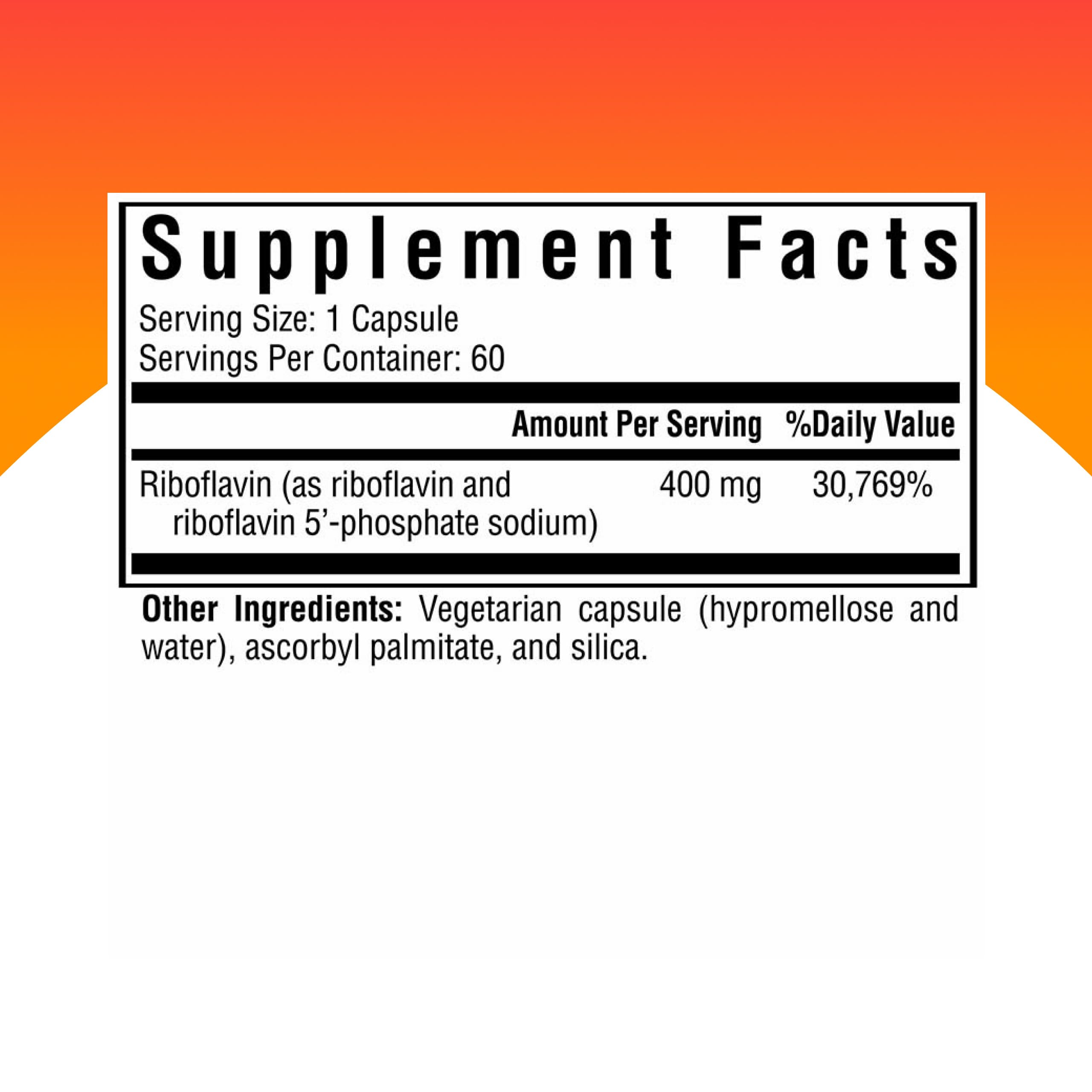 Seeking Health Riboflavin capsules shown for easy daily supplementation.